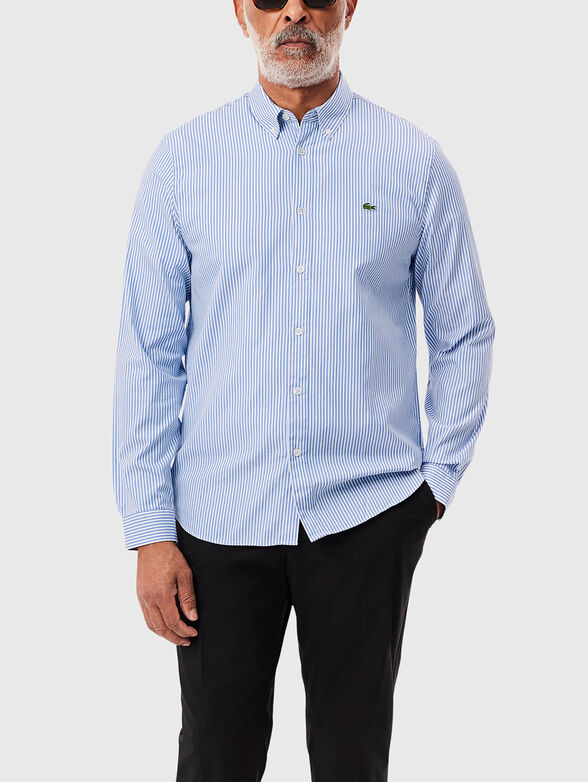 Cotton shirt with logo - 1