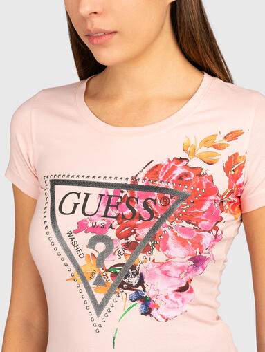 T-shirt with floral motifs - 5