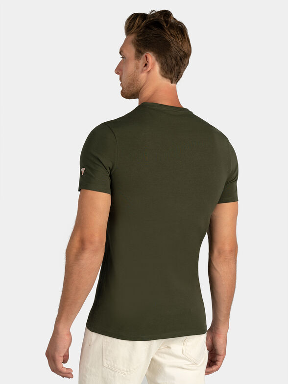 TEASER Green cotton t-shirt - 3