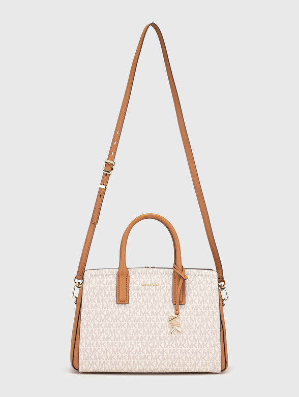 Bag with logo print and removable handle - 2