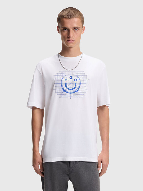 Тениска NAMERIX с контрастен принт  - 1