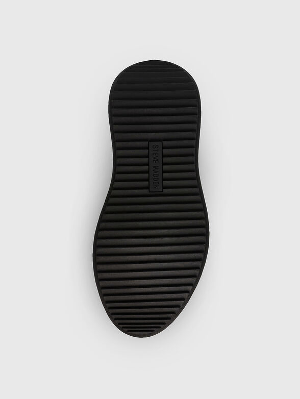 DOUBLETAK-R black shoes with rhinestones - 5
