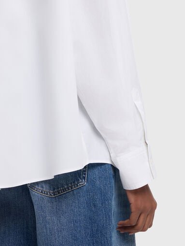 White cotton shirt - 4