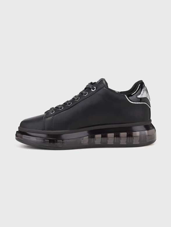KAPRI KUSHION leather shoes with accent sole - 4