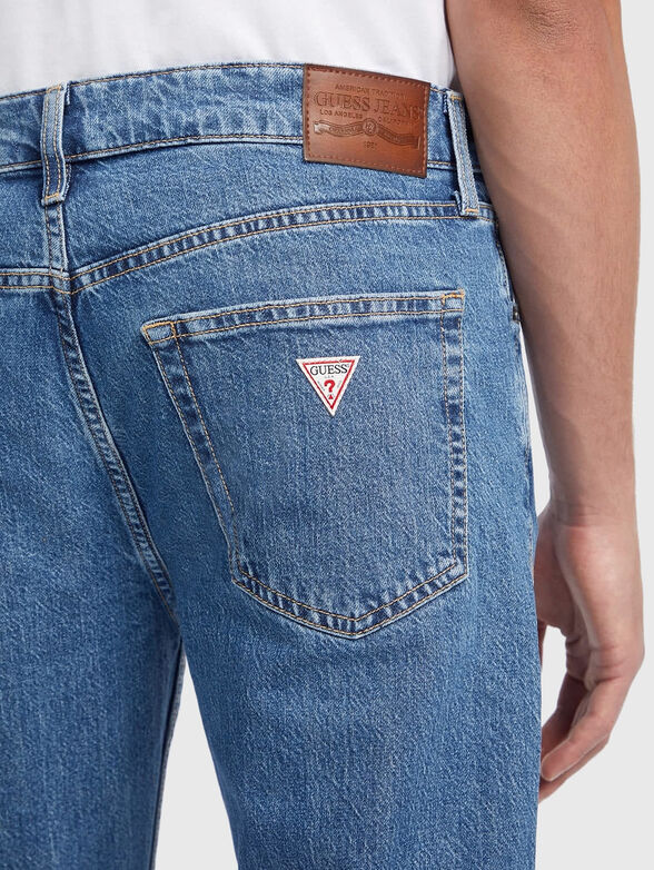 Straight blue jeans - 4