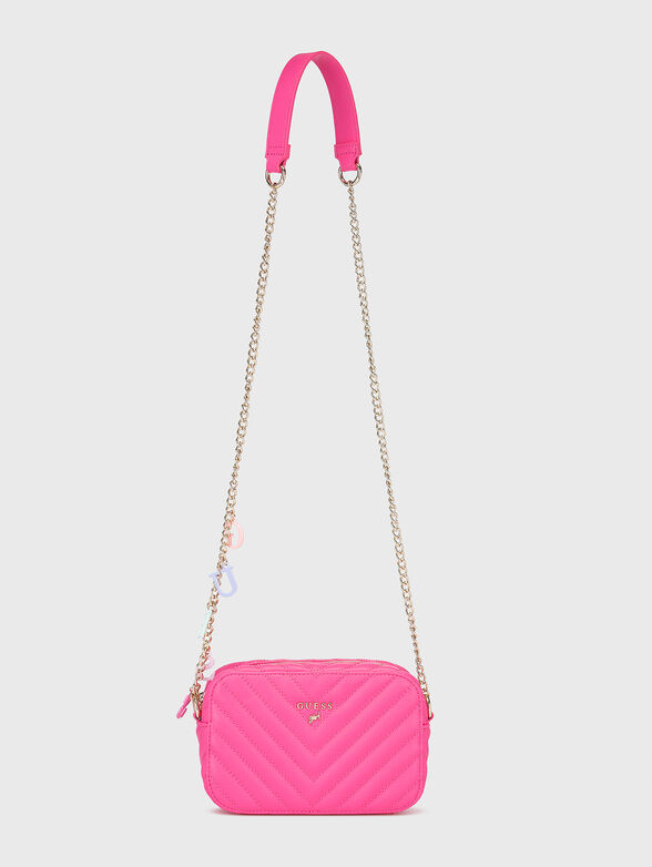 Black crossbody bag with quilted effect - 2