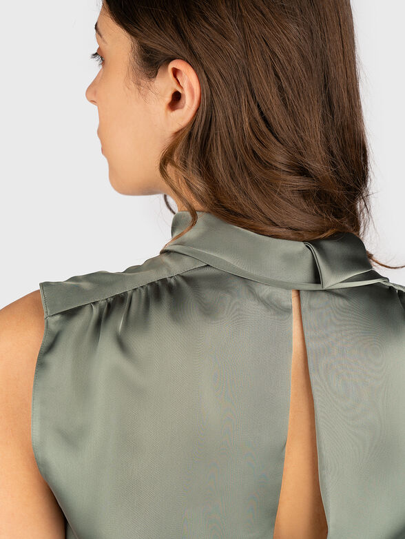 CANILE short top with high collar - 4
