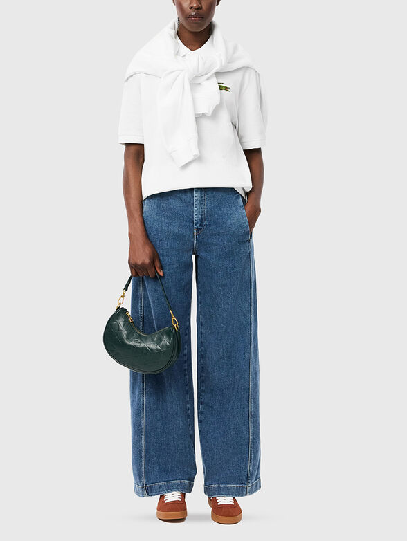 Unisex polo shirt in black - 2