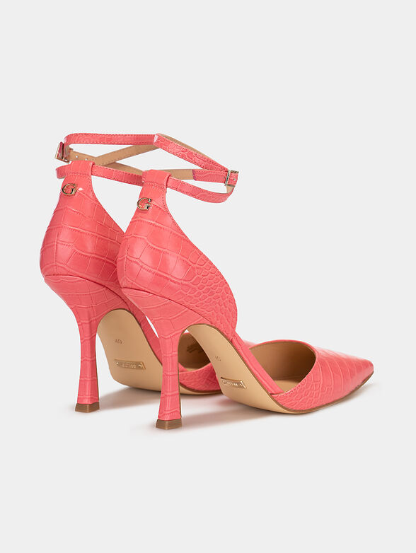 SYDNIE2 heeled sandals with metal logo detail - 3