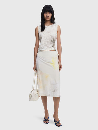 BRUMA cotton midi skirt - 5