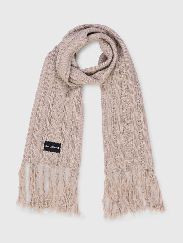 K/ESSENTIAL wool scarf - 1