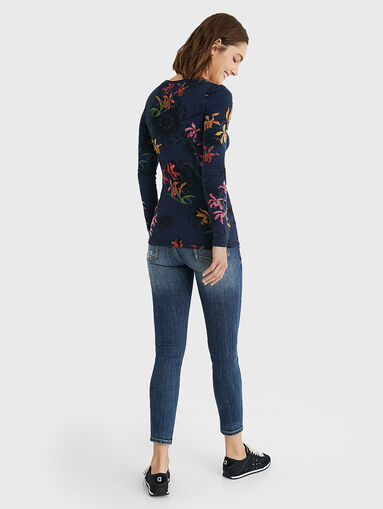 BRUSELAS Blouse with floral print  - 3