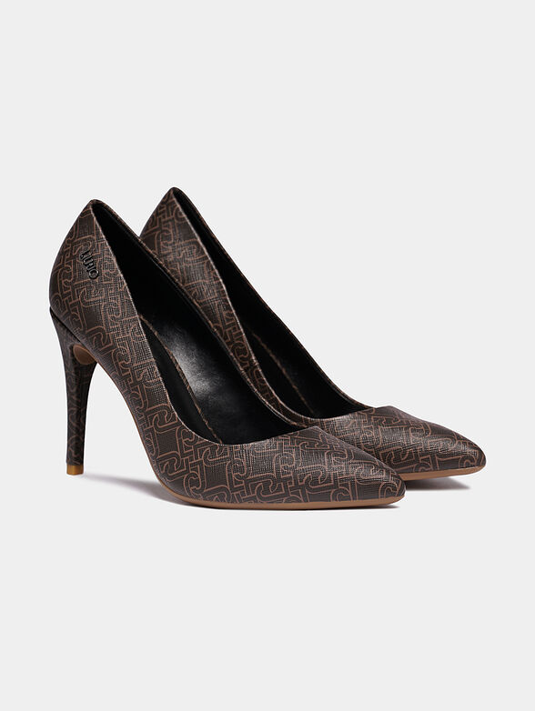 VICKIE Court shoes with logo print - 2