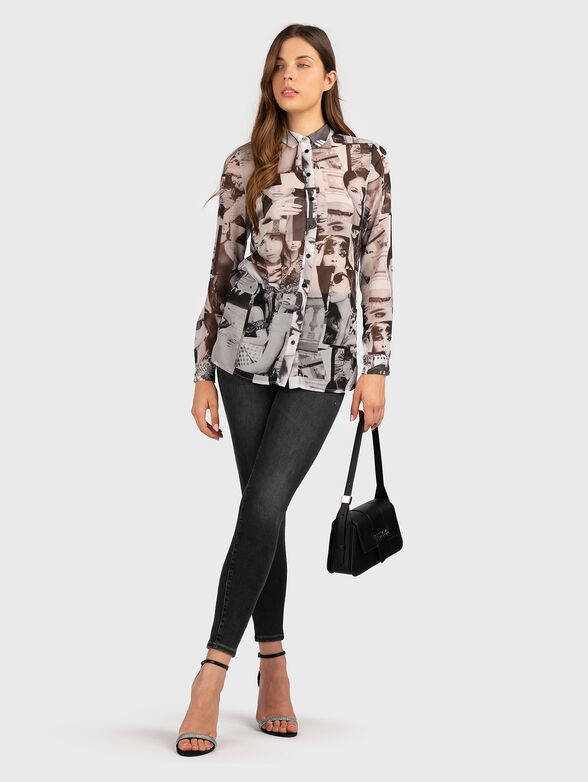 CLOUIS shirt with photo print - 2