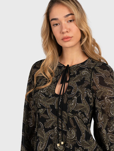 Paisley motifs dress - 4