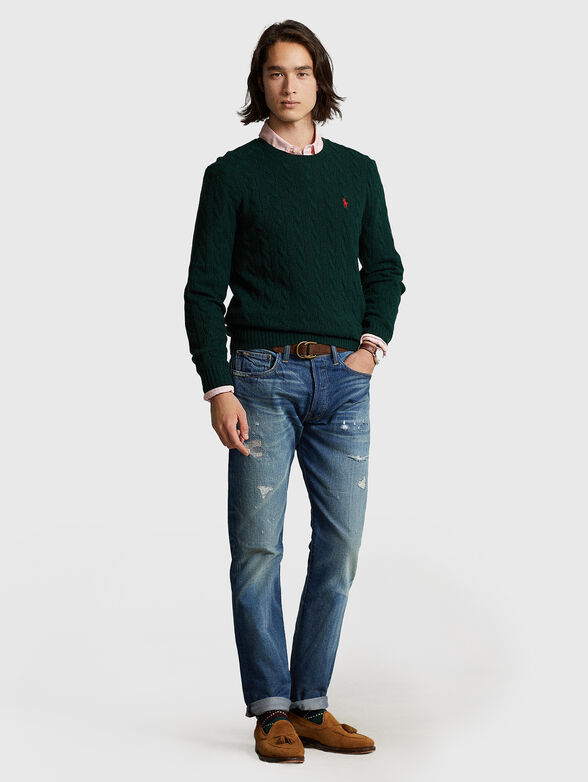 Wool and cashmere blend sweater - 2