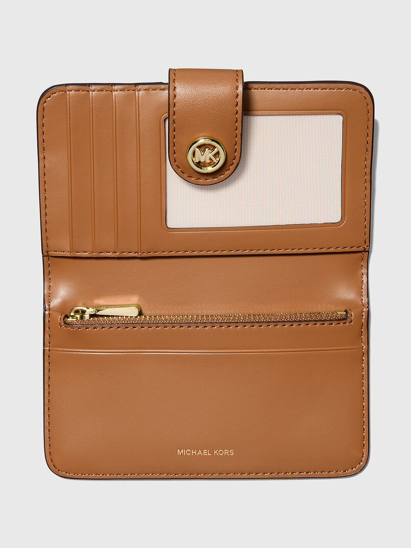Wallet with monogram logo print - 3