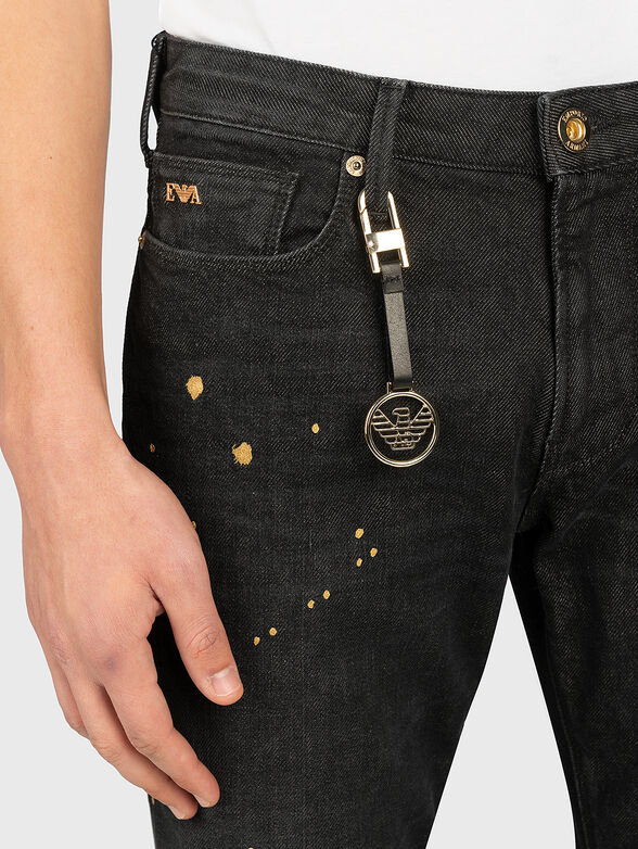 Jeans with splashes - 4