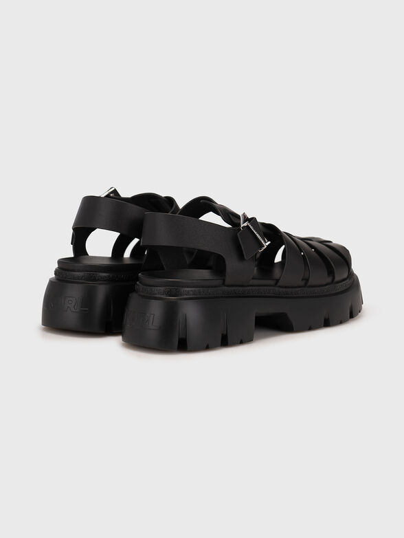 SUN TREKKA leather sandals - 3