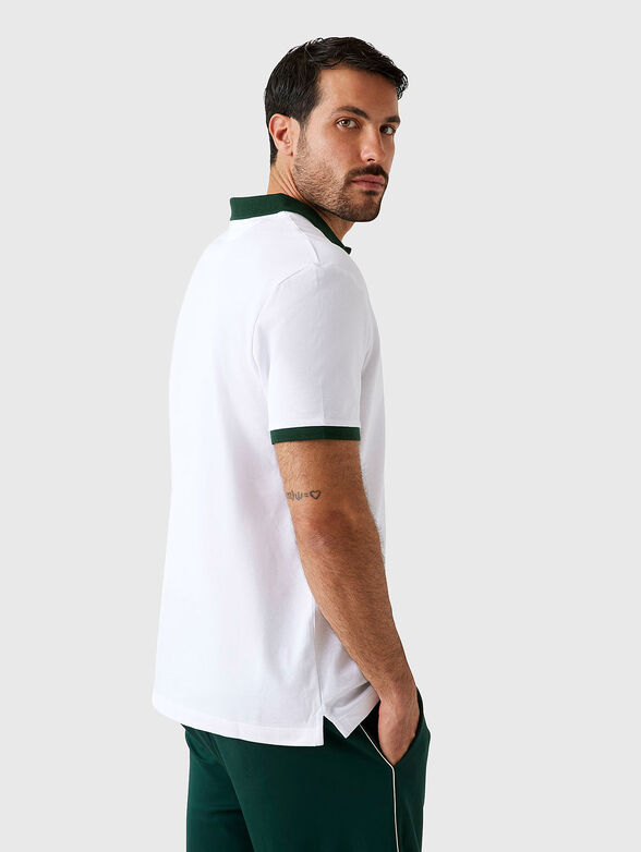 Polo shirt with accent collar - 3