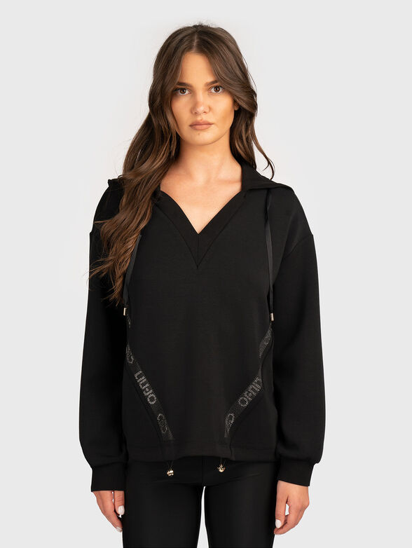 V-neck sweatshirt - 1