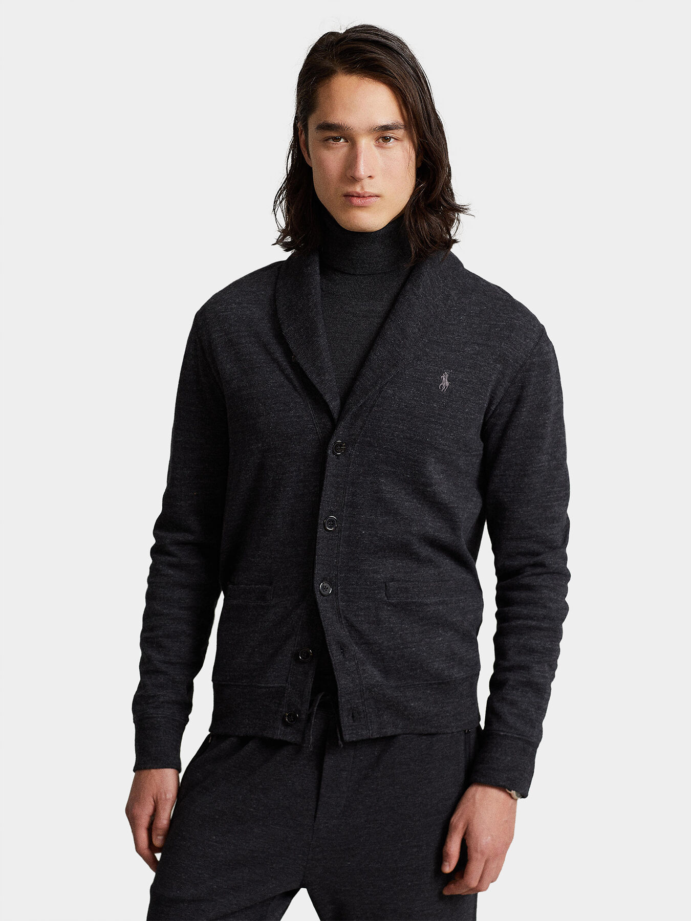 Polo shawl collar discount