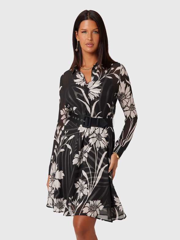 NOUVEAU floral print dress - 1