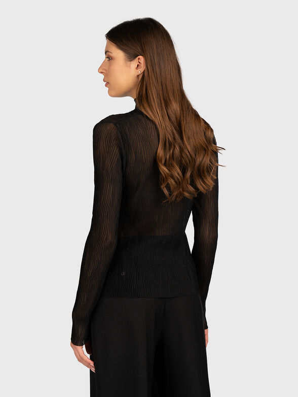 Blouse with sheer effect - 3