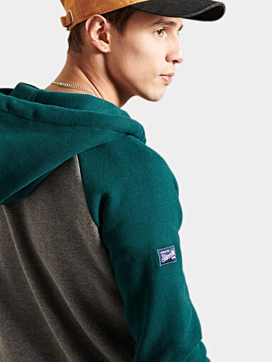 Sweatshirt with color-block effect - 3