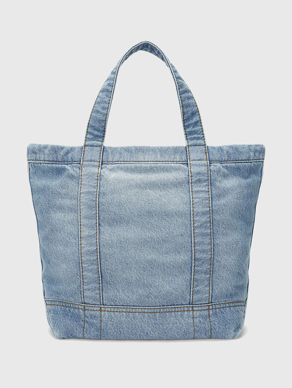 Denim tote bag with Polo Bear embroidery - 3