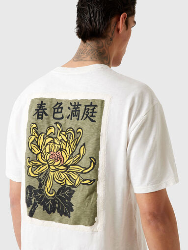 DAVID T-shirt with accented cotton back - 3