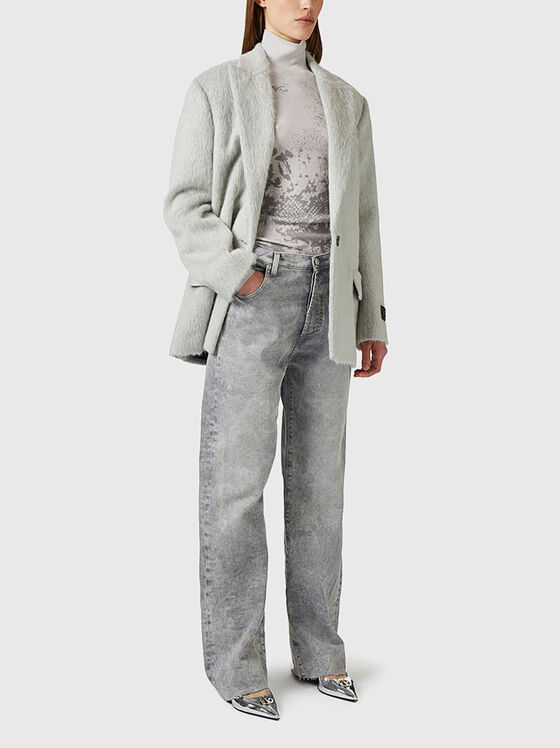 Slim wool dropped turtleneck sweater - 2