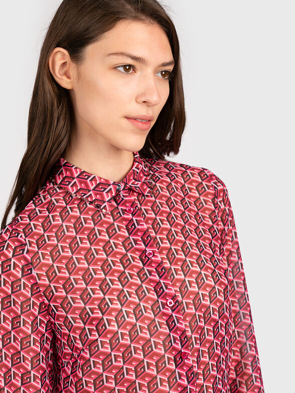 Shirt CLOUIS with animal print - 2