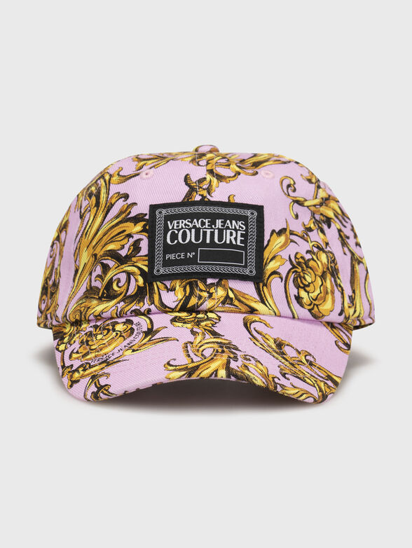 Hat with baroque print - 1