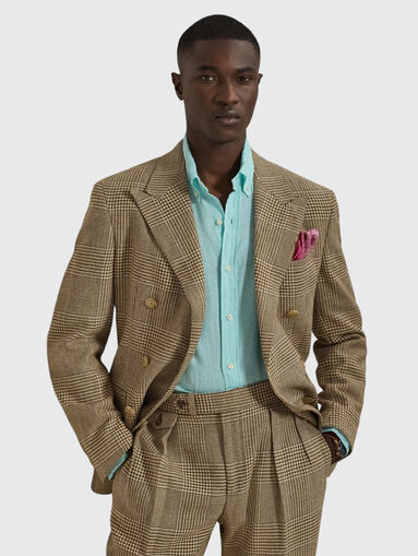 Long-sleeved linen shirt - 4