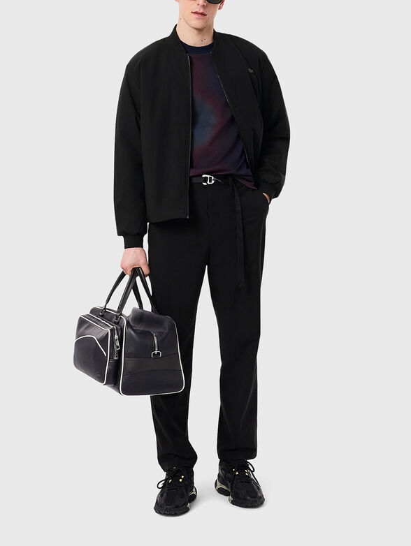 Bomber jacket with logo embroidery - 2