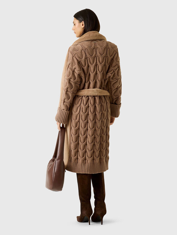 Midi faux fur coat - 3