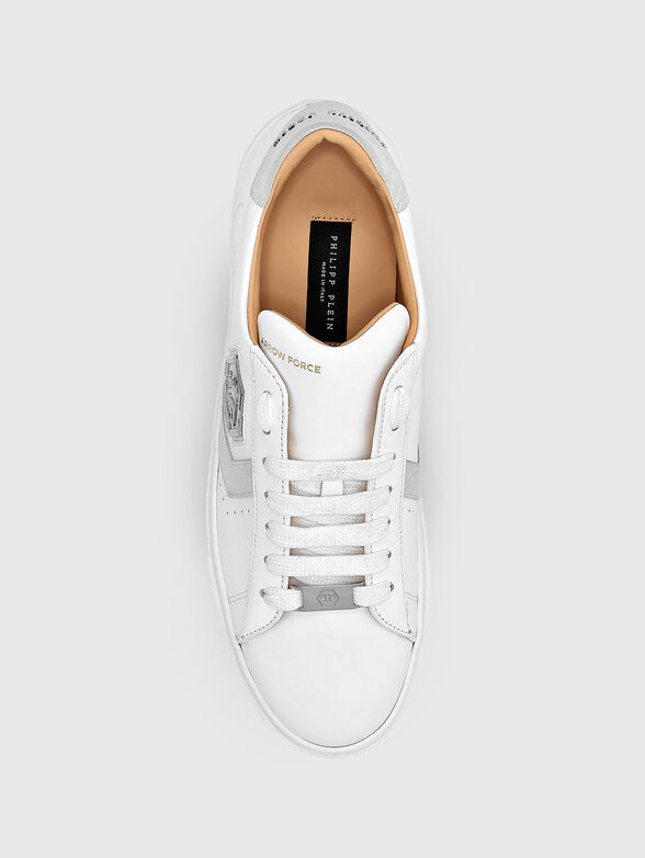 Leather shoes with logo detail - 4