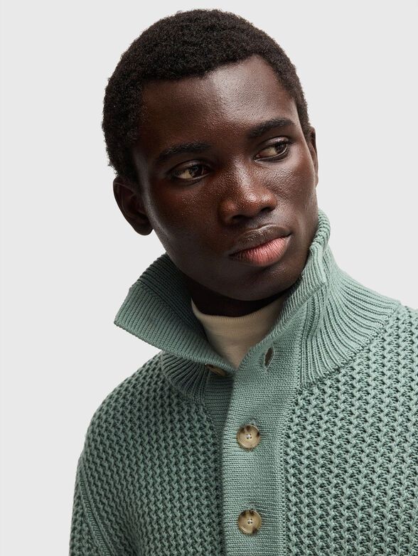 C-EMAXIMO wool sweater with buttons - 3