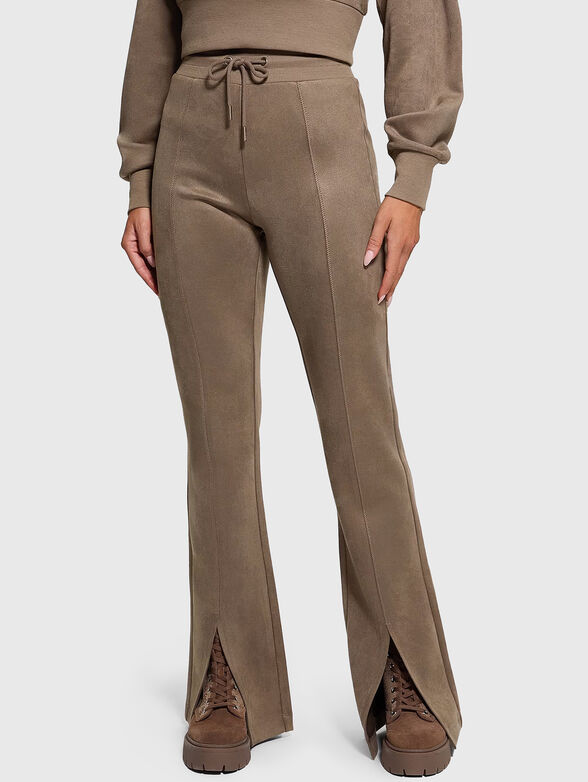 Black suede pants - 1