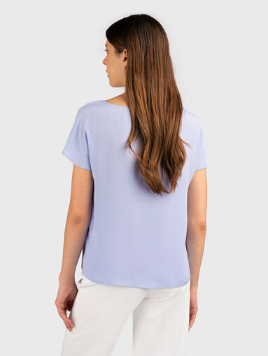 T-shirt with rhinestone logo  - 3