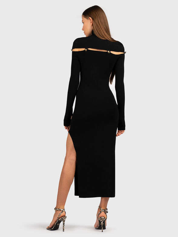 Midi dress with cut out details  - 2