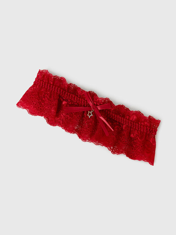 XMAS JOLLY red garter - 2