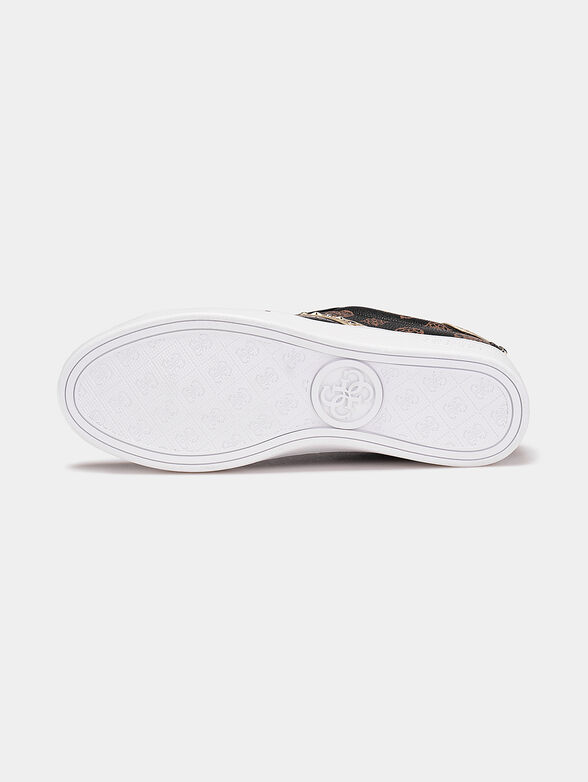 Sneakers BEVLEE with monogram logo print - 6