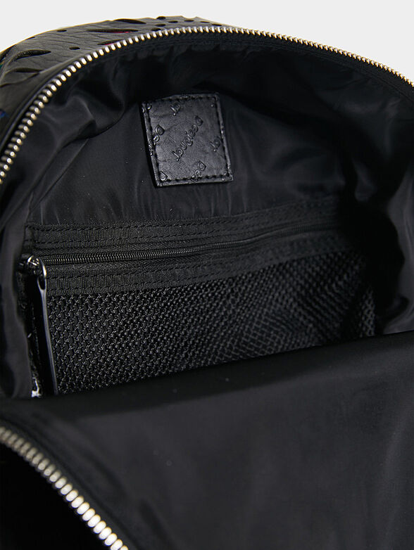 Backpack with floral print - 5