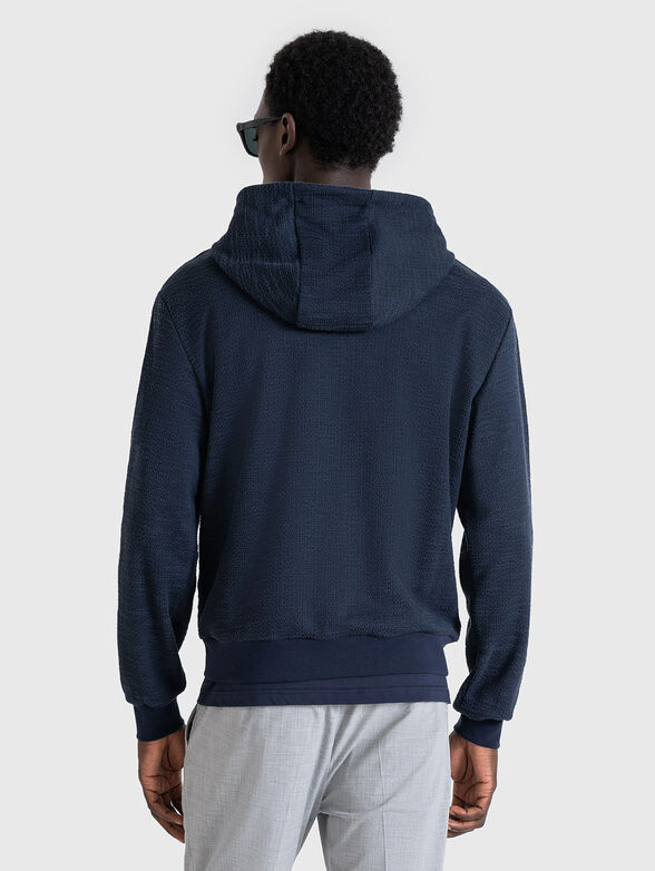  DOBBY dark blue hoodie - 2