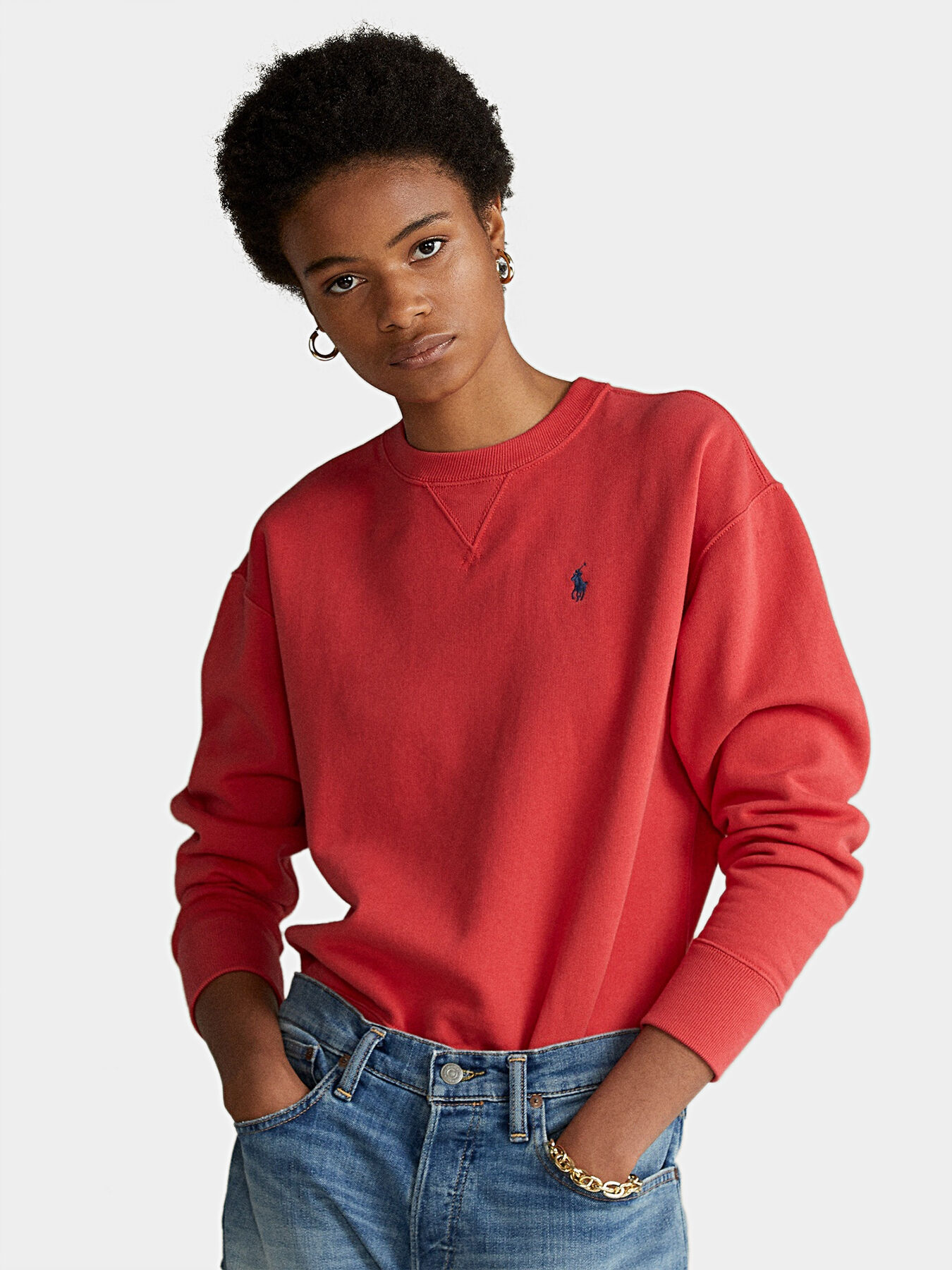 Sweatshirt with embroidered Pony logo brand POLO RALPH LAUREN Globalbrandsstore en