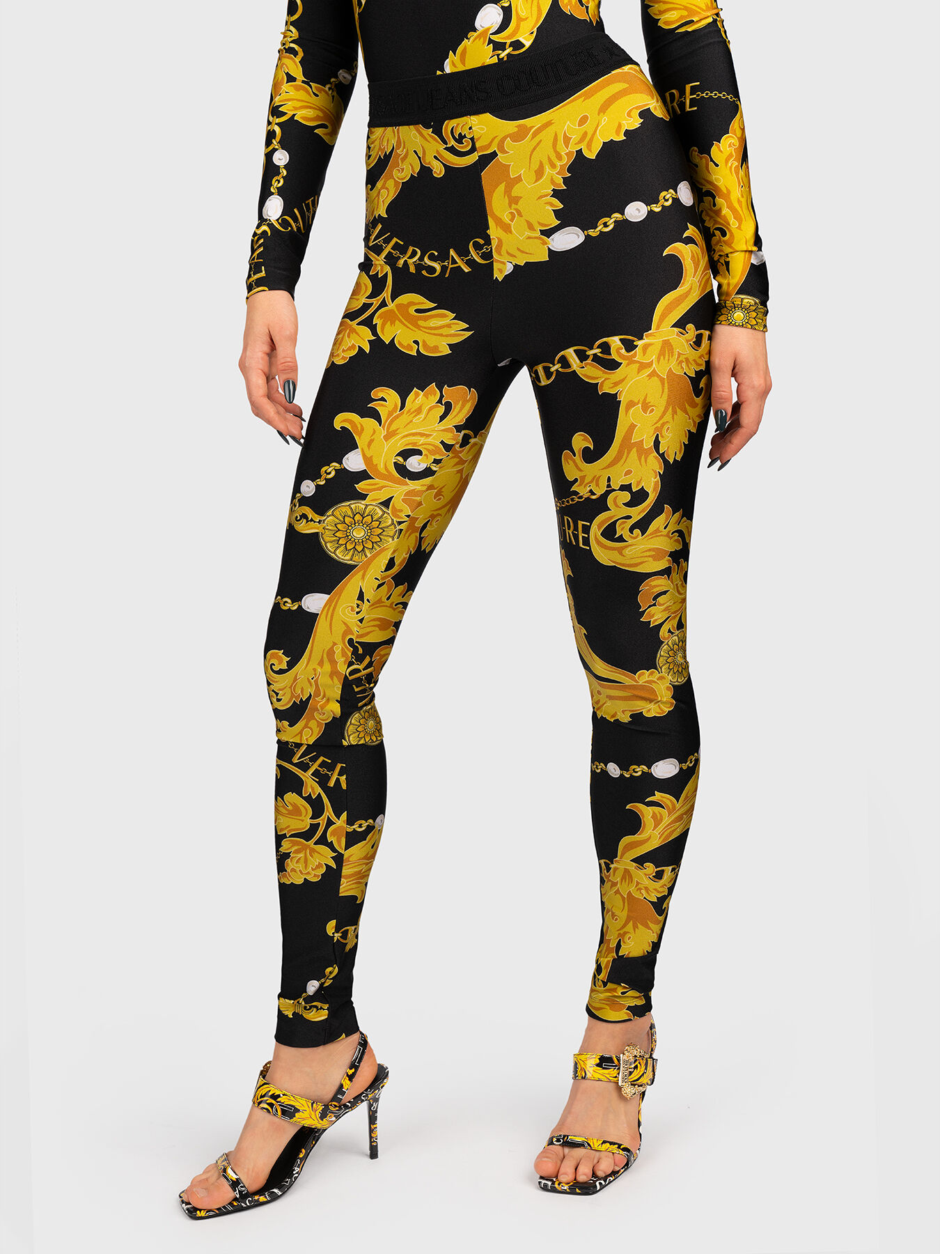 Versace jeans couture leggings on sale