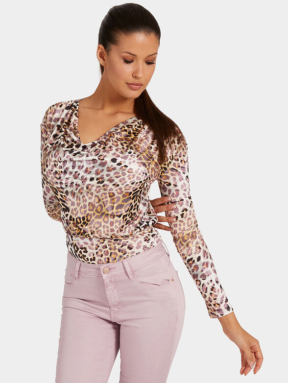 Bodysuit with leopard print  - 1