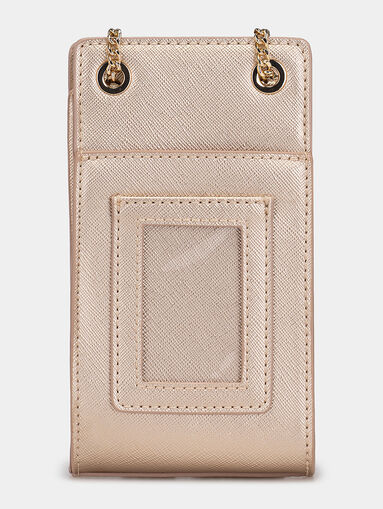 Black phone case with logo detail - 3